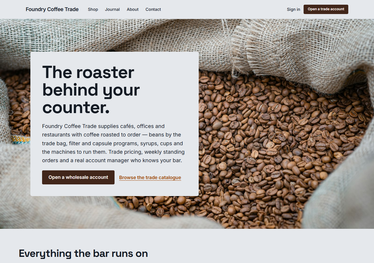 Coffee Roaster (Wholesale) preview