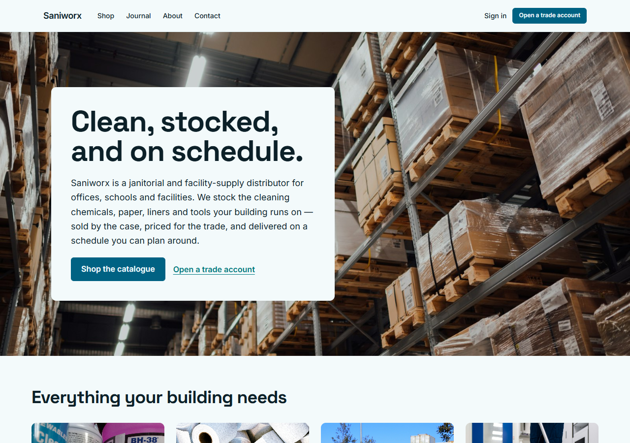Janitorial & Facility Supply (B2B) preview