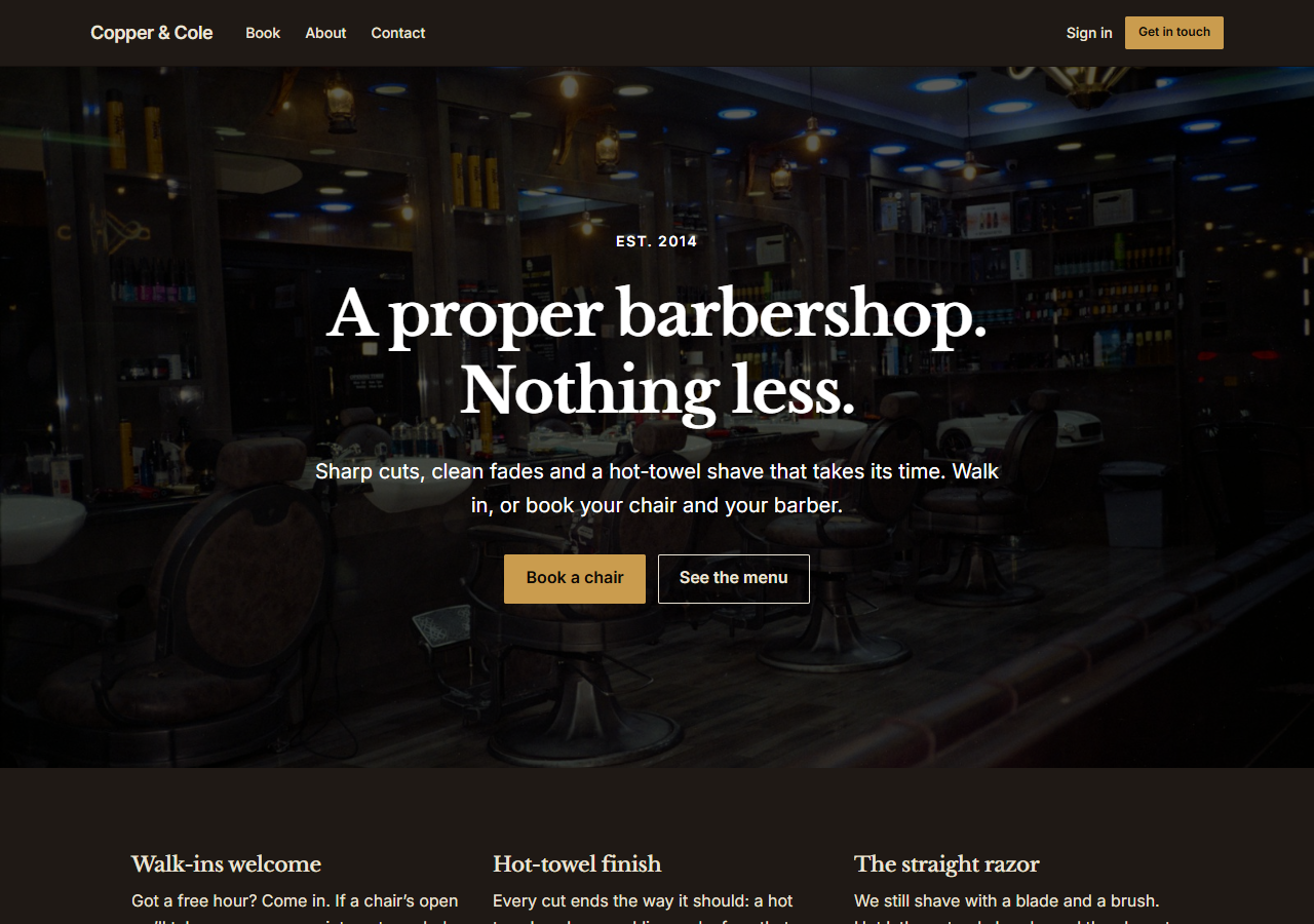 Barbershop (Heritage) preview