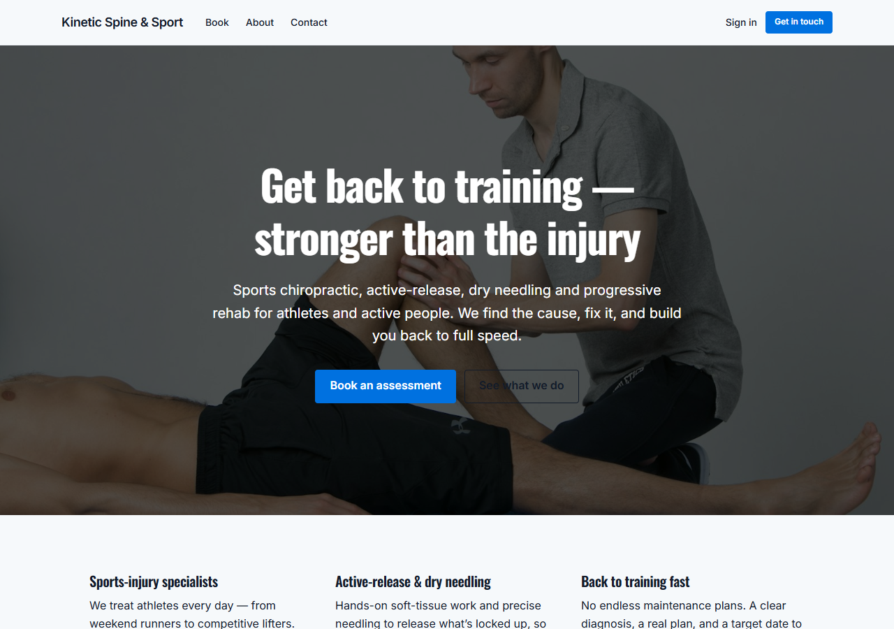 Chiropractic (Sports & Rehab) preview