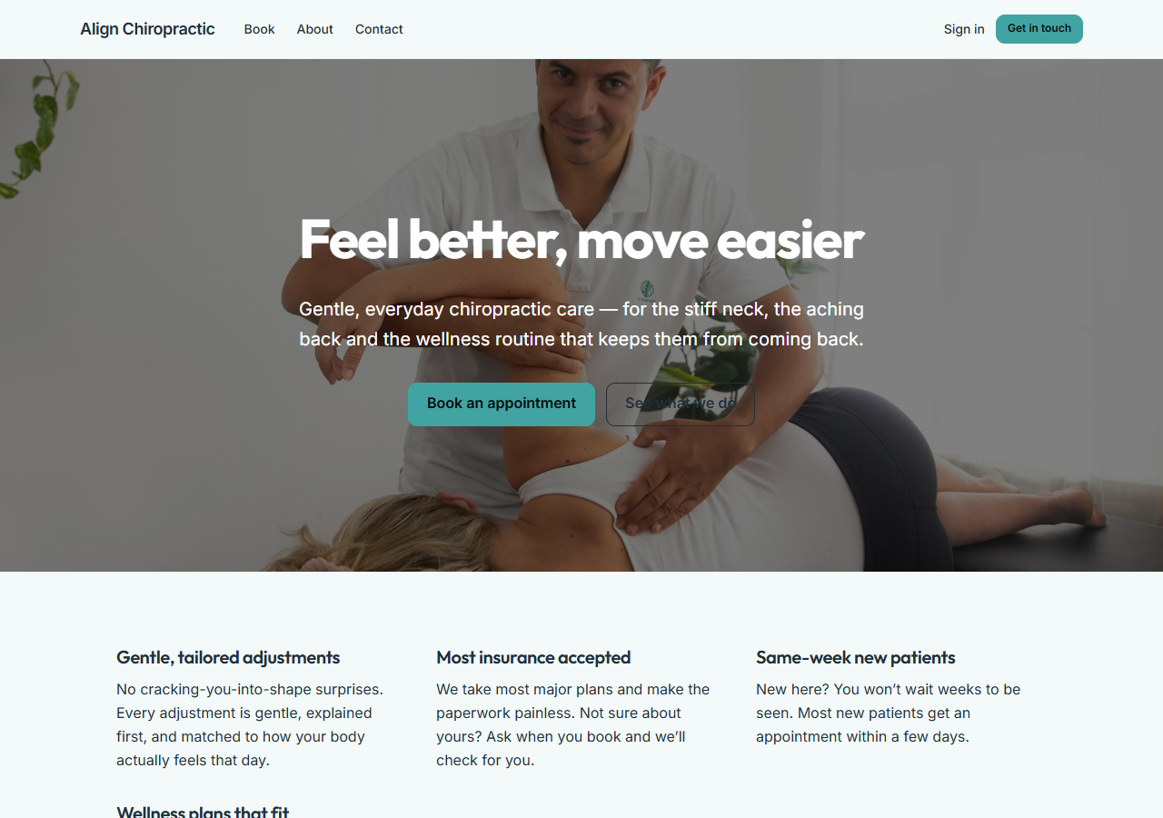 Chiropractic (Wellness) preview