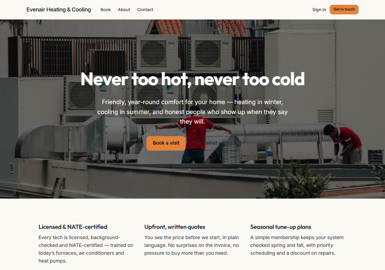 HVAC (Comfort) preview