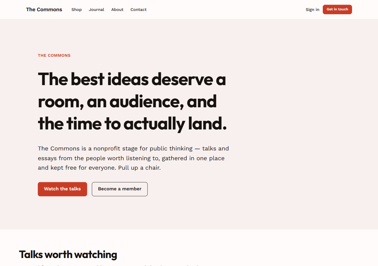 Ideas & Talks preview