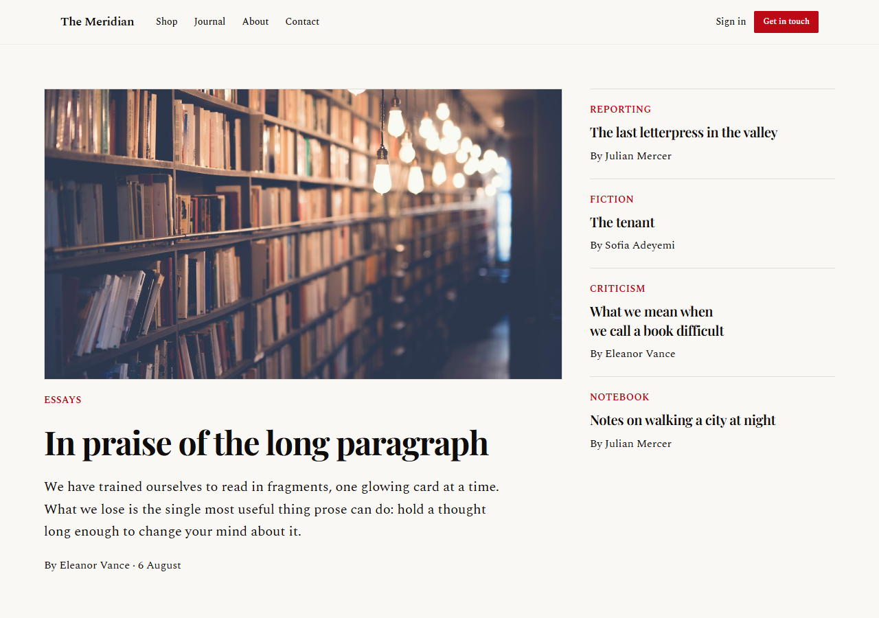 Longform Literary preview