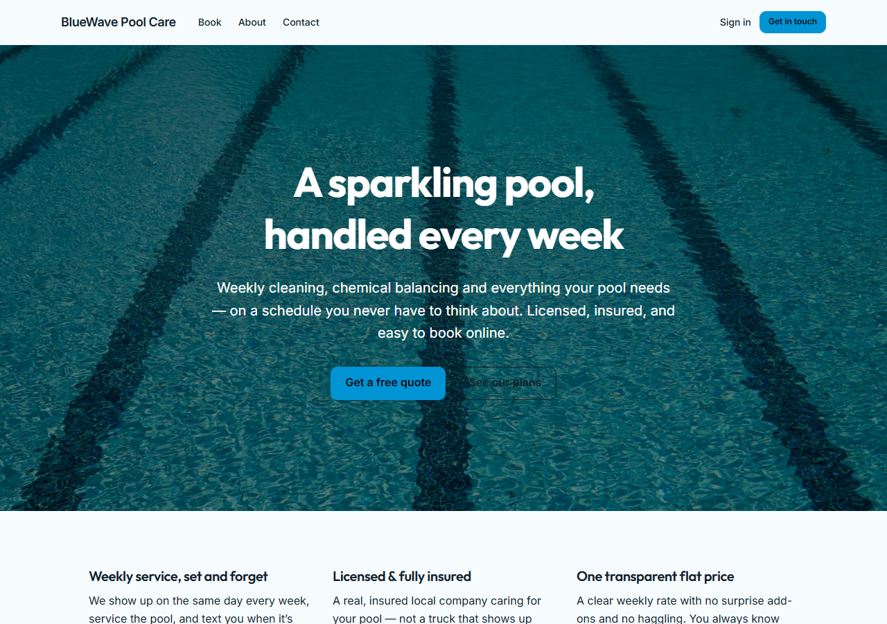 Pool Service preview