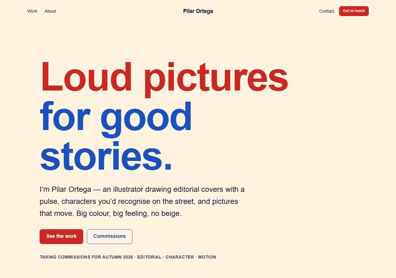Illustrator Portfolio preview