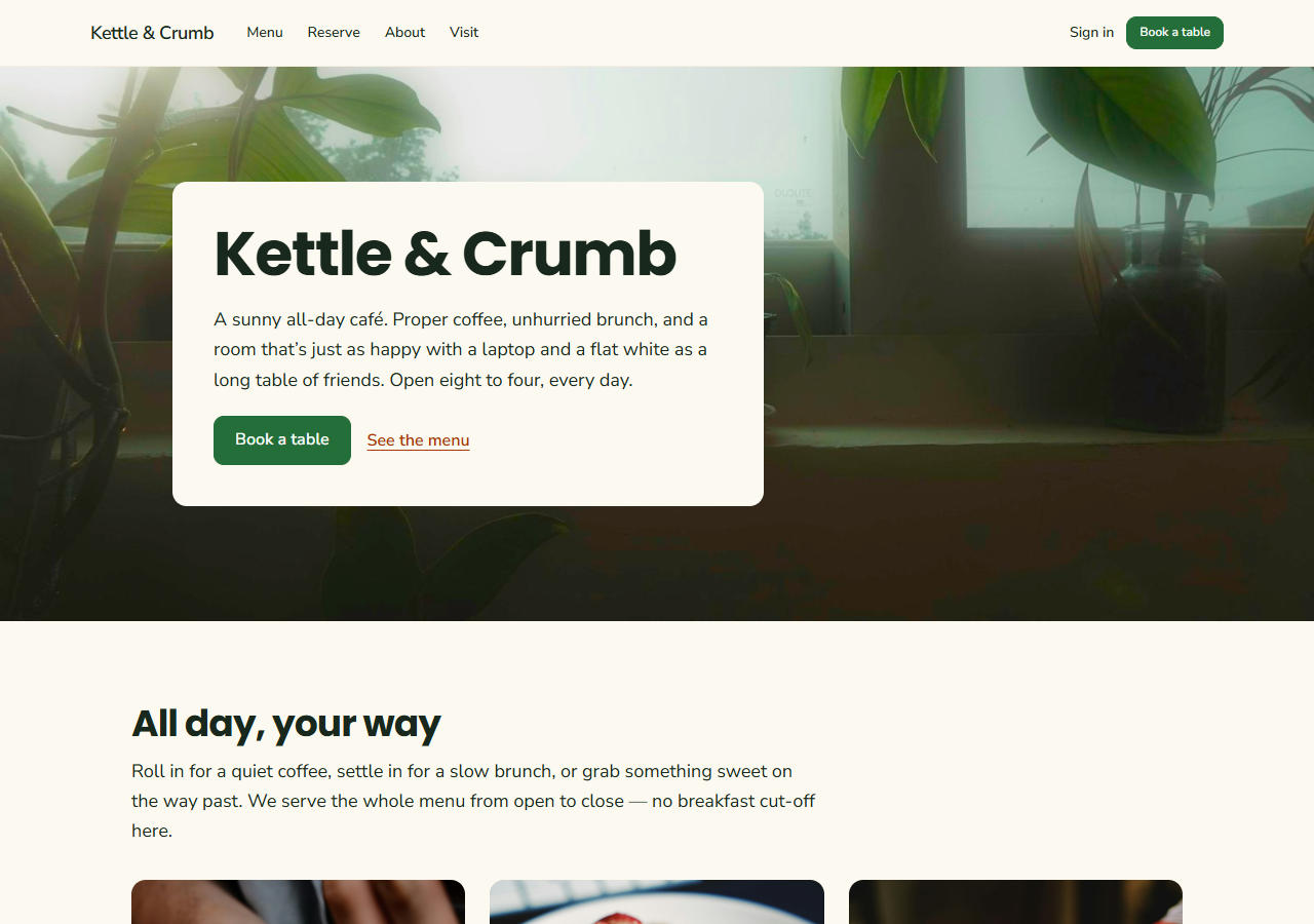 Café preview