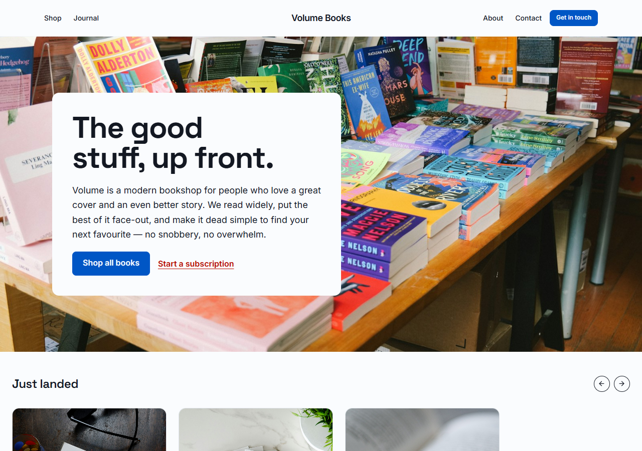 Modern Bookshop preview