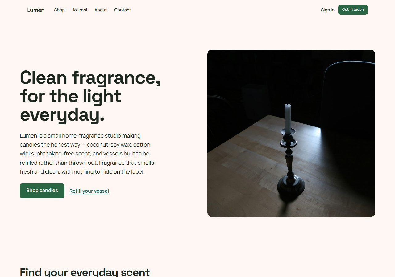 Candle Studio (Modern) preview