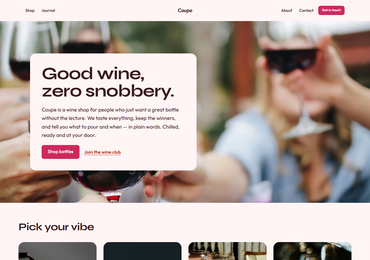 Modern Wine Shop preview