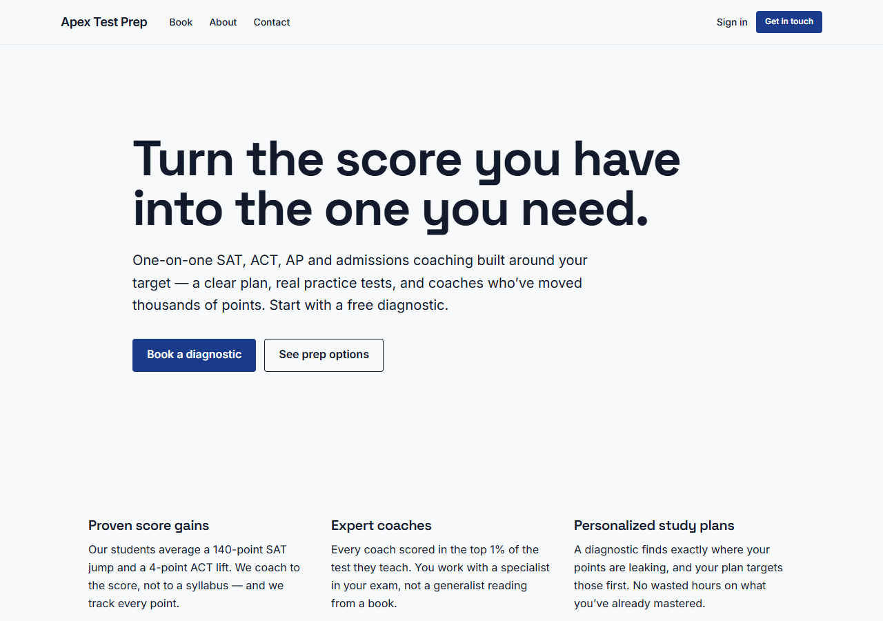 Tutoring (Test Prep) preview