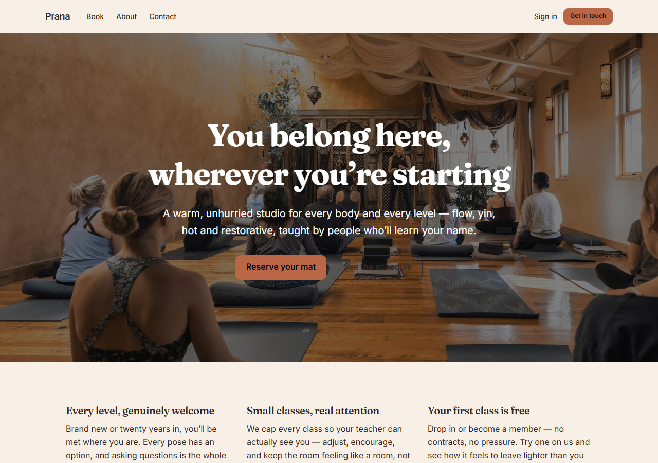 Yoga Studio preview